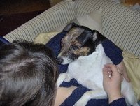 Sitting on Mom's Lap
